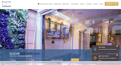 Desktop Screenshot of hotelplayacarmen.es